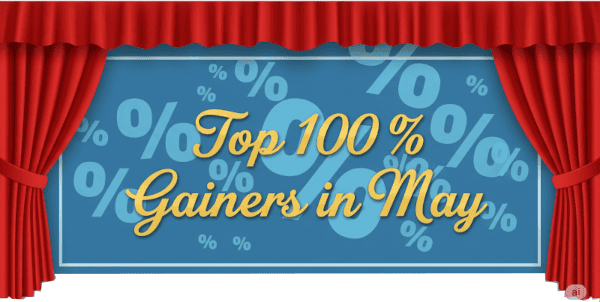 Top 100 Percent Gainers in May