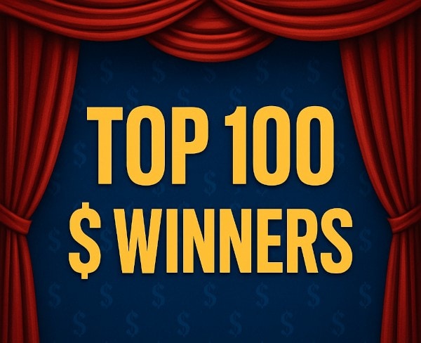 Top 100 $ Gainers In June